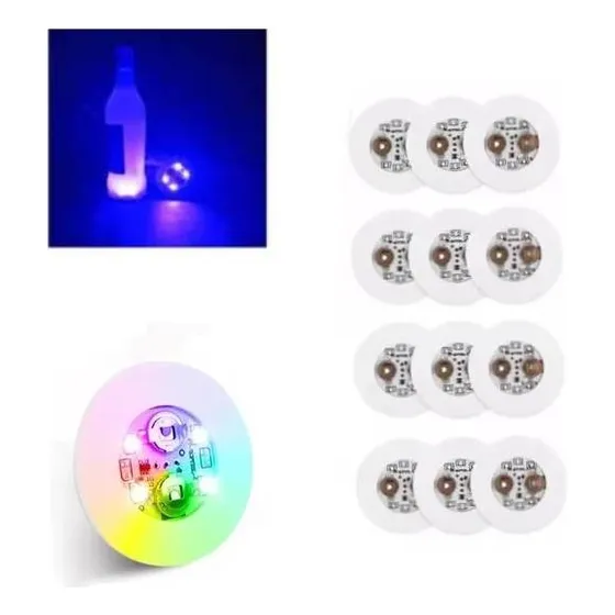 Posavasos Con Luz Led Para Bebidas