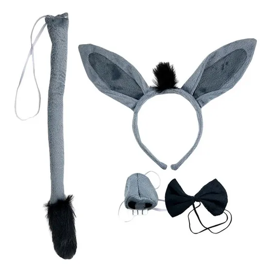 Diadema Con Orejas De Burro Accesorios De Disfraz De Burro