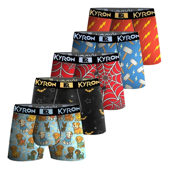 Kit 12 Cueca Box Boxer Infantil Kyron De Microfibra