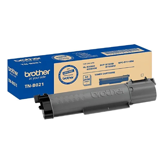 Toner Brother Tn-b021 Tnb021 Preto Dcp-b7520dw B7520dw Dcp-b7535dw B7535dw Original 2.6