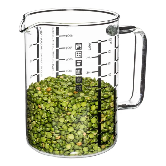 Simax Tazas Medidoras De Vidrio En Gramos, Taza Medidora De