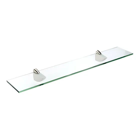 Estante Cristal Acero Cepillado 6 X 12 