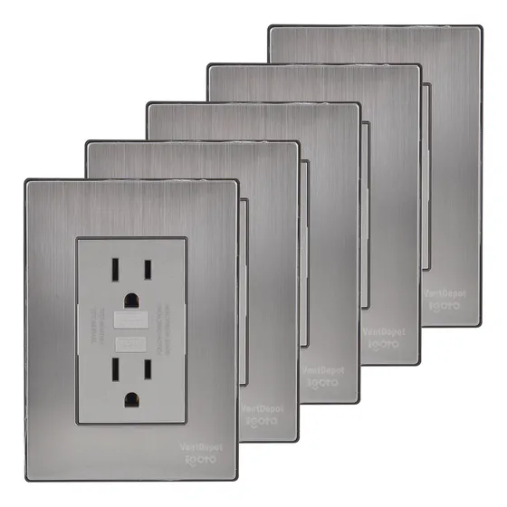 Placa Conexión Duplex, Mxiif-005, 5pzas, Contacto Duplex Fal