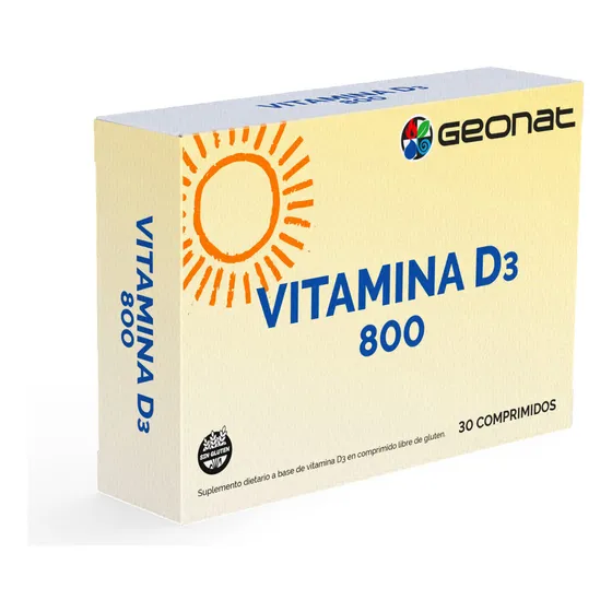 Vitamina D3 (30 Comp) - Geonat Sabor Sin sabor