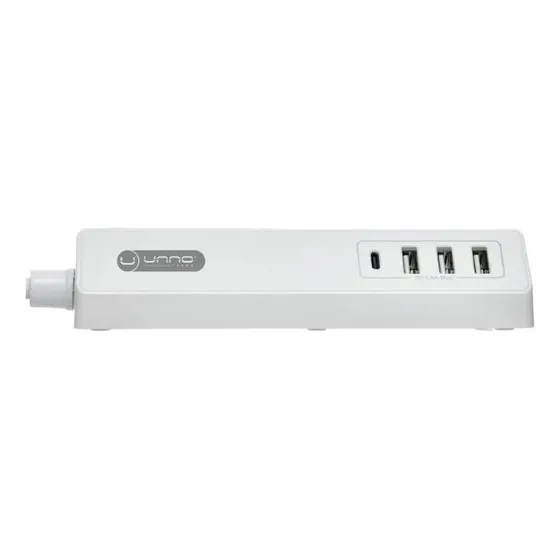 Regleta Unno Tekno De 6 Tomas Con Usb A Y Usb C