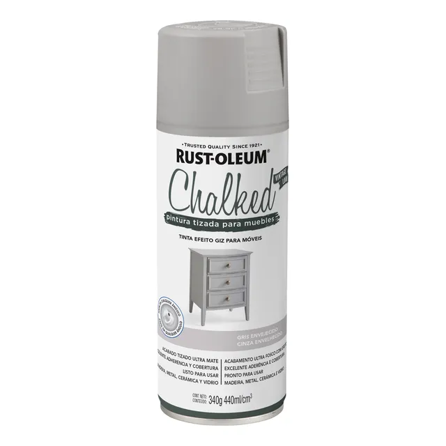 Chalked Pintura Tizada Vintage Antiguo Rust Oleum X 340 Gr
