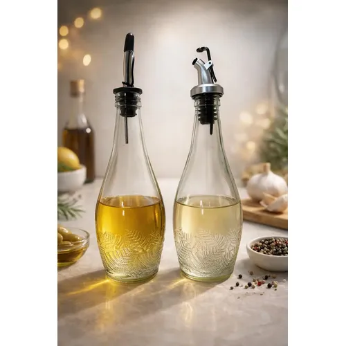 Set De 2 Alcuzas 250ml C/u + Base Bamboo - Norplat | MercadoLibre