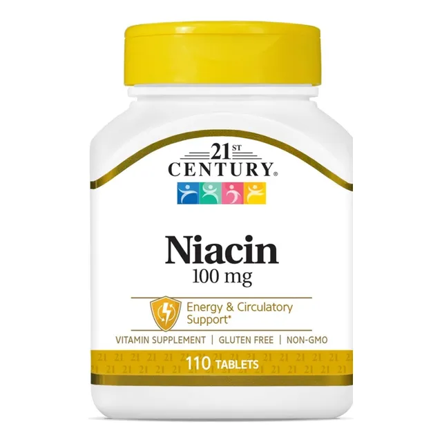 Niacina  Niacin Vitamina B3 100mg  Stock