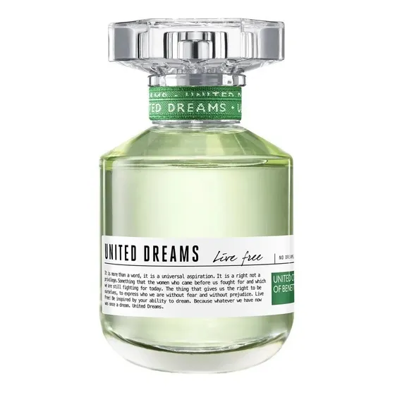 United Dreams Live Free EDT 80ml para mujer - Distribuidor Autorizado