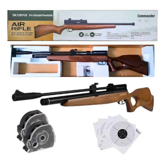 Beeman Commander Rifle .22 Pcp 1000fps Diabolos Xchws C