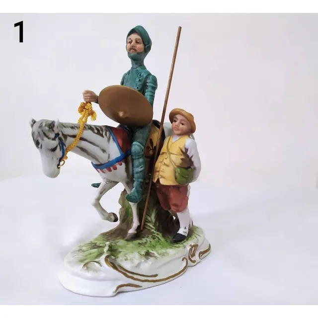 Don Quijote Porcelana De La Casa Capo Dimonte Como Nueva 