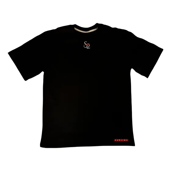 Camiseta Oversize 194007 Negro - Basic