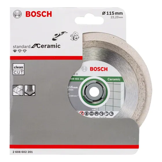 Disco 2608602201 Diamantado Para Concreto 4 1/2 Gris Bosch