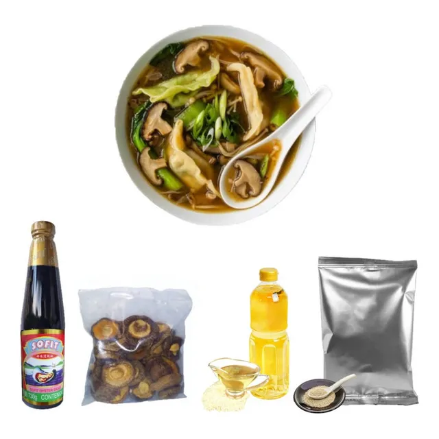 Pack Asiatic 4u Hongo Shitake. Hondashi. Mirin. Salsa Ostion