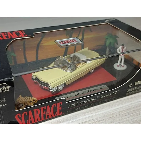 1963 Cadillac, Cara Cortada, Escala 1/64, Nuevo, Jada