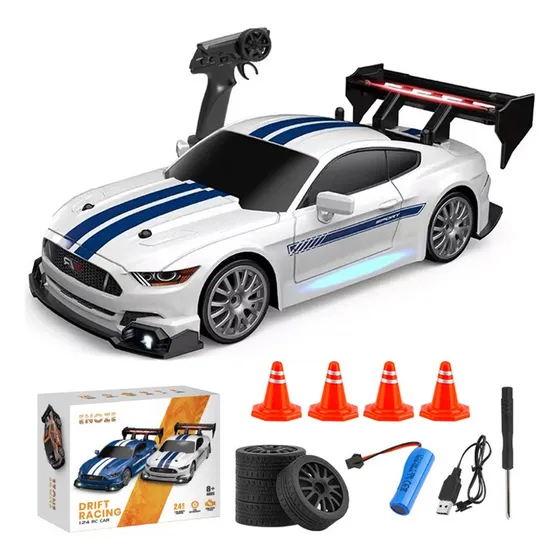 Coche De Juguete Turbotoys 1:24 Mustang/gtr High Speed Drift