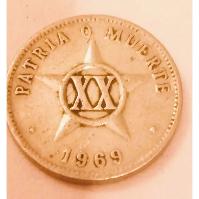 20 Centavos De 1969 De Cuba