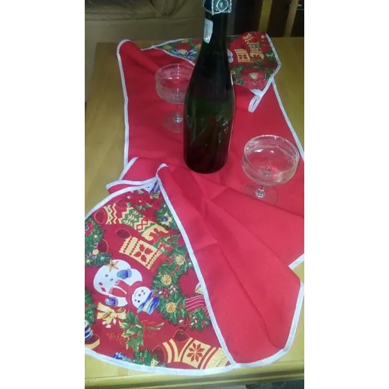 Sendero, Caminero O Carpeta De Tela Diseño Navideño Nuevo 