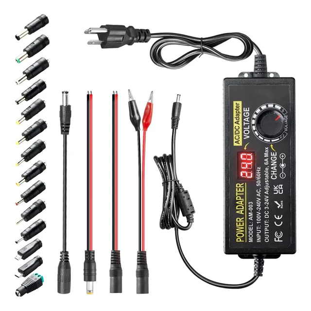 Fuente De Alimentación Ajustable 3v-24v 6a 144w Ac/dc