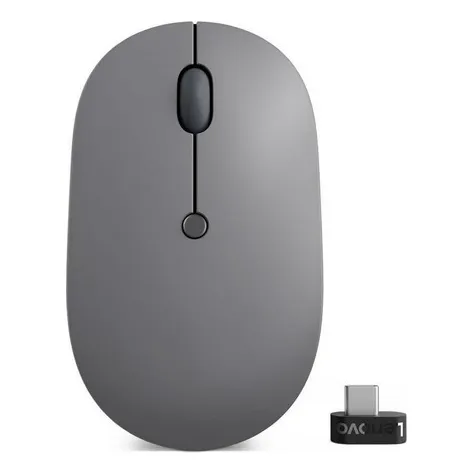 Mouse Lenovo Go Usb-c Wireless 2400dpi Batería - 4y51c21216 Color Gris
