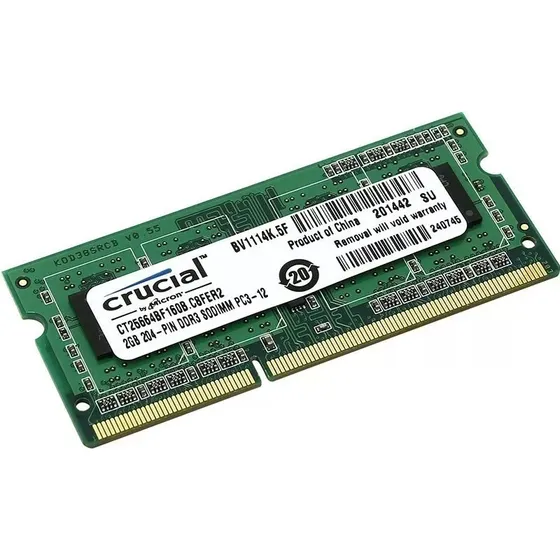 Memoria 2gb Ddr3 Crucial  Y Otras  Marcas Para Laptop