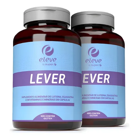 Luteína E Zeaxantina Com Vitamina C E Zinco Lever 60 Kit 2 Without Flavor