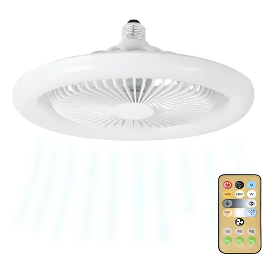 Ventilador De Techo Portátil Con Luces Led