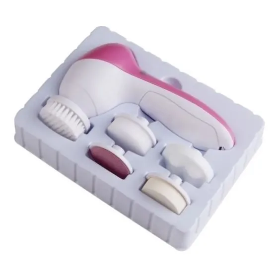 Masajeador Facial Eléctrico 5 En 1 Exfoliante Y Limpiador