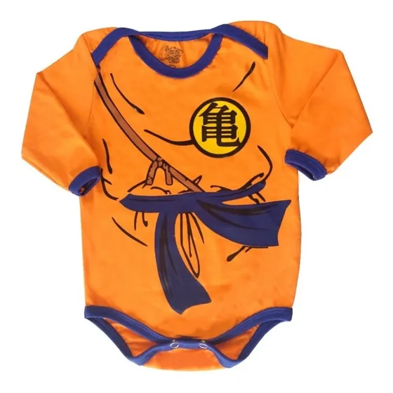 Mameluco Body Bebé Goku Dragon Ball