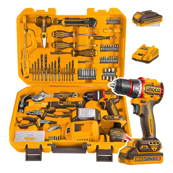 Kit Atornillador Percutor+ 165 Herramientas Hkthp11651 - Smf Color Naranja Claro Frecuencia 50\u002F60 | Cuotas sin interés