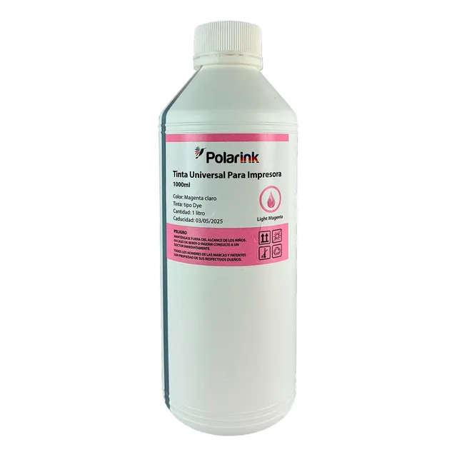 Litro Tinta Light Magenta Compatible Hp Epson Brother Canon Light Magenta