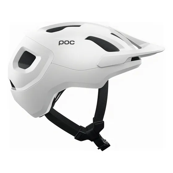 Casco Poc Axion Hydrogen White Matte Ciclismo Mtb - Celero Talle M