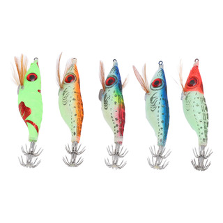 Cebo De Madera Para Camarones Fishing Lure, 5 Unidades, Plan Cebo De Madera Para Camarones Fishing Lure, 5 Unidades, Plan