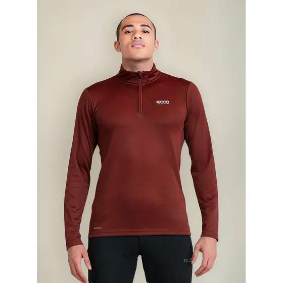 Buzo Medio Cierre +8000 Erro Trekking Hiking Hombre