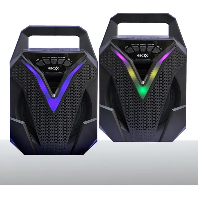 Combo 2 Bocinas De  6.5 PLG. Bluetooth Tws Luz Led 2000w