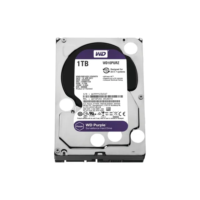 Disco Duro Wd De 1tb 5400rpm Optimizado Para Video + Envio
