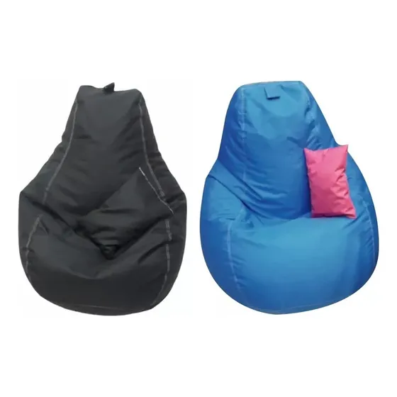 `puff Para 2 Personas De 150cm En Forma De Pera + Almohanita