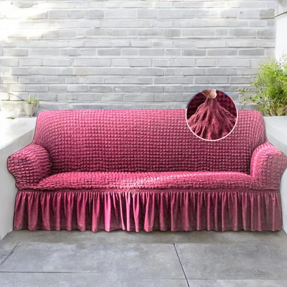 Forro Para Mueble De 3 Puestos Con Faralao