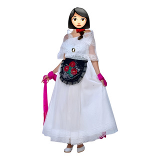 Disfraz Traje Tipico De Veracruzana Vestido Veracruz Jarocha Doble Vuelo Profesional Disfraz Traje Tipico De Veracruzana Vestido Veracruz Jarocha Doble Vuelo Profesional