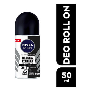 Antitranspirante Nivea Men Invisible Black & White Roll On Antitranspirante Nivea Men Invisible Black & White Roll On
