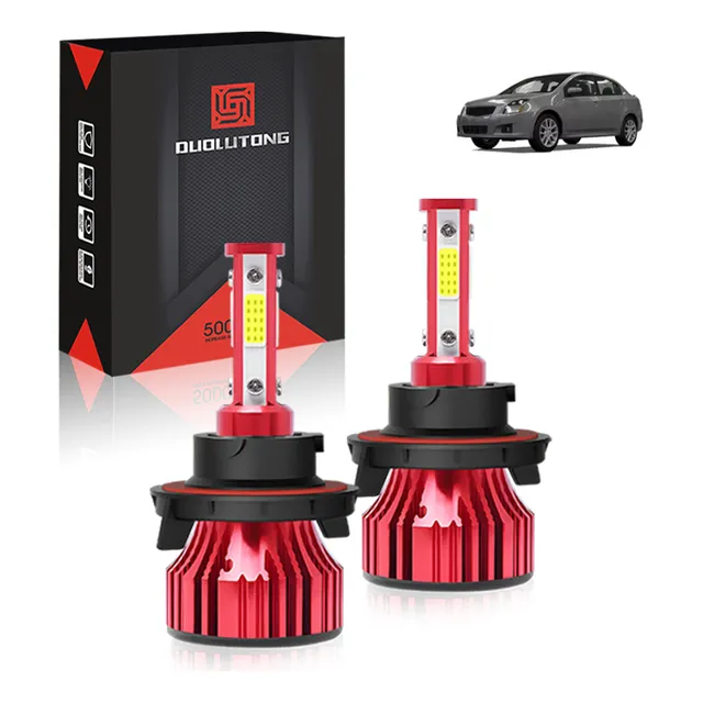 Kit De Focos Led H13 9008 Para Nissan Sentra 2004-2017 100w