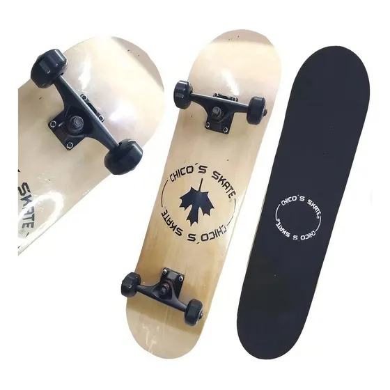 Patineta Tabla Skateboard 100% Pino Canadiense 7 Capas Profesional 12 Mm Original 80 Kg Chicos skate