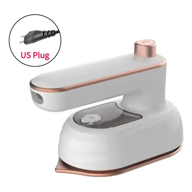 Mini Plancha Al Vapor Viajera Portatil 110ml Con Goma Calor