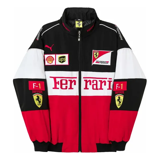 Chaqueta Ferrari Blanco Rojo Y Negro F1