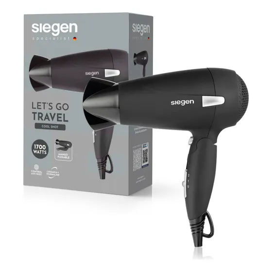 Secador de pelo Siegen SG-3012 negro 220V