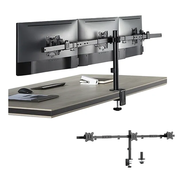 Soporte Tv Monitor Triple Para Mesa Escritorio Linkon