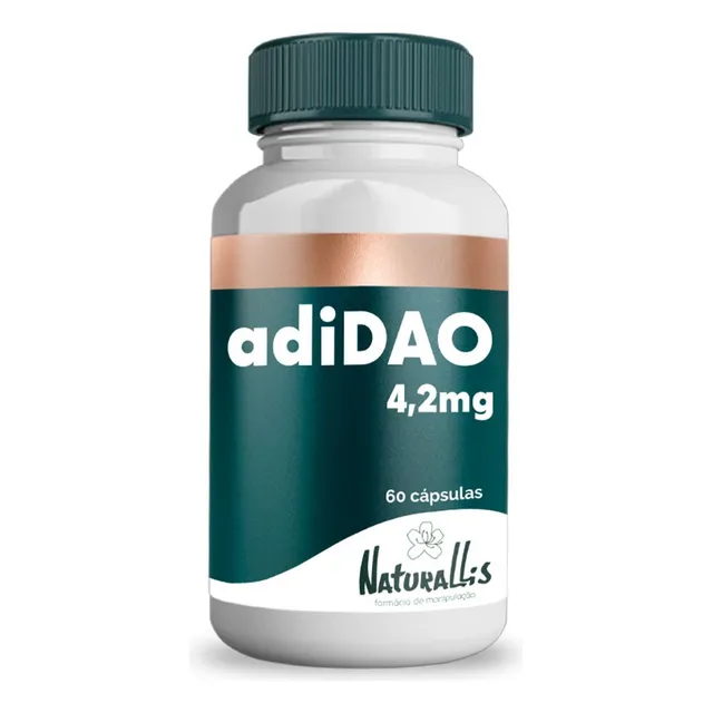 Adi Dao 4,2mg - 60 Cápsulas  : Intolerância A Histamina