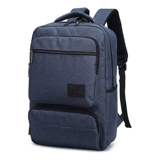 Mochila Everlast Urbana Deportiva Liviana Reforzada Color Azul 22178 Diseño De La Tela Lisa