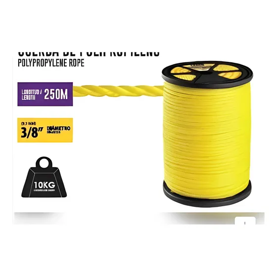 Cuerda De Polipropileno Zasc 9.5mm X 250m - Alta Resistencia