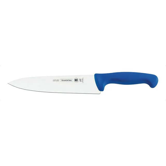 Cuchillo P/ Chef Mango 10 PLG. Profesional Tramontina Color Azul